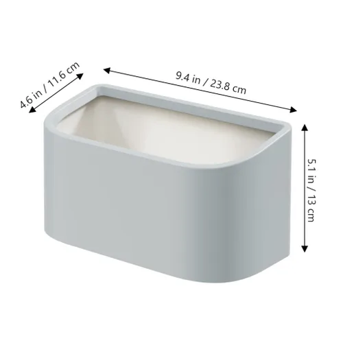 Vista 2 de Angoily Contenedor dispensador de basura colgante de cocina, papelera colgante para montaje en pared, armario colgante, papelera para el hogar