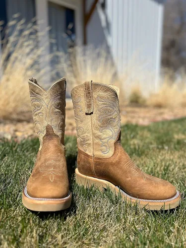 Vista 9 de Roper Toe Natural Tan Sinsation Botas de suela de crepé grueso