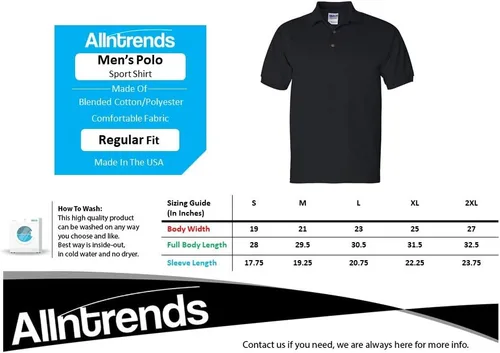 Vista 3 de ALLNTRENDS FedEx - Camiseta polo bordada para hombre, ropa FedEx Ground