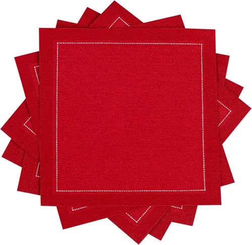 Vista 16 de Servilletas de Cinco Estrellas Servilletas de Algodón para Cóctel, Servilleta para Bebidas, Servilleta para Bar, Servilletas para Fiesta