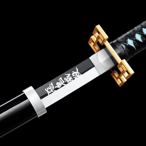 Vista 48 de ziqing Espada samurái de anime hecha a mano, espada Agatsuma Zenitsu, espada Kamado Tanjirou, espada Rengoku Kyoujurou de 41 pulgadas, varios