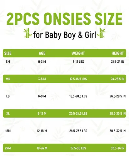 Vista 5 de DEFAHN 2 unids de bambú bebé mamelucos unisex Onsies sólido manga corta bebé body 0-24 meses