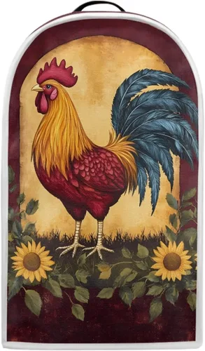 Vista 49 de Aztec Cow - Funda para batidora de girasoles con mango superior, ligera, lavable, para cocina, cafetera, decoración de procesadores de alimentos