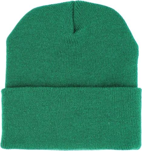 Vista 21 de KBETHOS Made in USA - Gorro de punto acrílico doblado con puños para hombre y mujer, color liso, unisex, frío 1. Gorro largo sólido negro