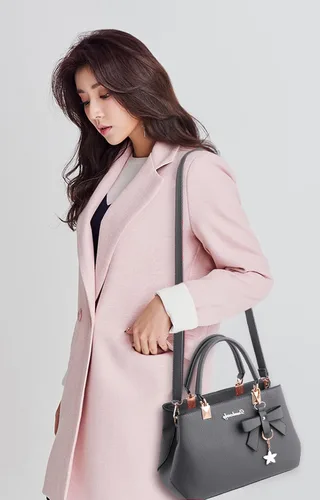 Vista 7 de Dreubea - Bolso de hombro para mujer, bolso de mano, bolso de cuero cruzado
