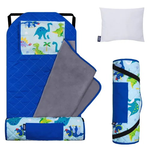 Vista 21 de Wildkin - Tapete para tomar la siesta, moderno y todo en uno, con almohada para infantes (niñas o niños), tamaño perfecto para la guardería