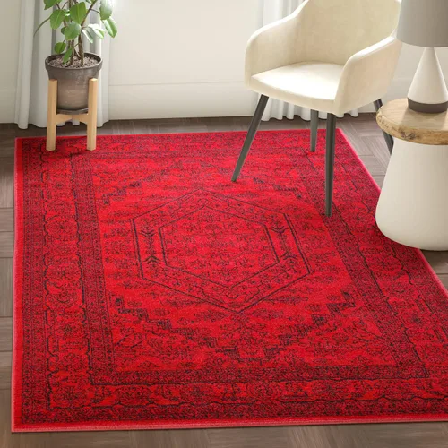Vista 80 de SAFAVIEH ADR108B - Tapete de la colección Adirondack, 2 pies 1 pulgada x 6 pies, marfil y plateado, diseño de medallón oriental, no desprende