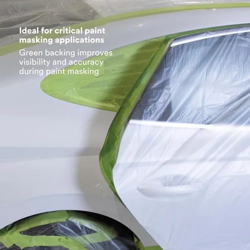 Vista 6 de 3M – Cinta de enmascarar 401+, color verde, varios tamaños, Verde, 12