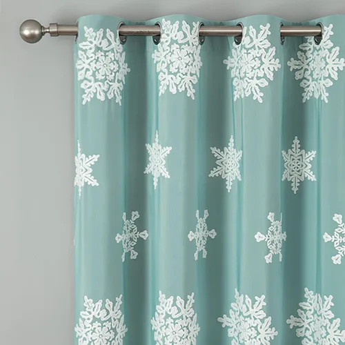 Vista 29 de VOGOL - Cortinas con ojales bordadas con patrón floral elegante de lino sintético, 2 paneles, 60% opacas con aislamiento térmico, cortinas pesadas
