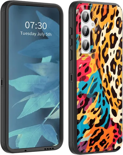 Vista 31 de Funda para Galaxy S23 5G, híbrida de doble capa (tapa a prueba de polvo integrada) (soporte magnético para automóvil) a prueba de golpes, protección