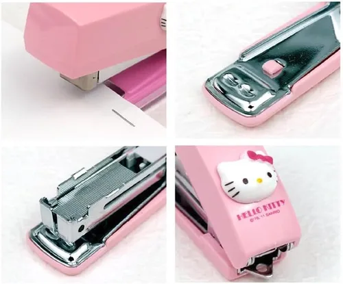 Vista 2 de Sanrio Hello Kitty - Mini grapadora de papelería escolar