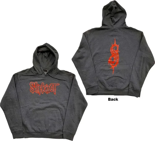 Vista 4 de Slipknot Hoodie Band Logo Official Unisex Navy Blue Pullover