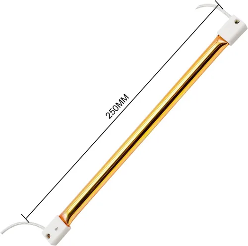 Vista 8 de DATOUBOSS Bombilla de calentador de 1000 W para lámpara de curado de pintura infrarroja Tubo de repuesto de bombilla de calentador de onda corta