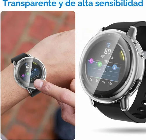 Vista 2 de AR01 Funda para reloj inteligente, compatible con Aeac Smart Watch, Lamshaw TPU con protector de pantalla compatible con Aeac AR01 Smart Watch Case