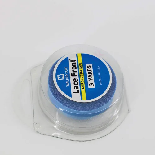 Vista 4 de Soporte frontal de encaje" cintas adhesivas de doble cara para hombres, sistema de cabello, extensiones de cabello tipo tupé, extensiones