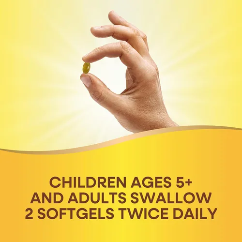 Vista 5 de Nature's Way EFA Blend para niños con vitamina E, apoya la función ocular y cerebral*, 120 cápsulas blandas