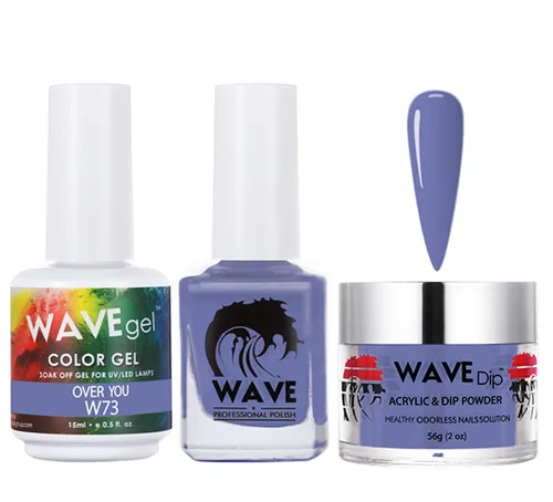Vista 21 de WAVEGEL - Juego de gel de remojo, laca de uñas y polvo acrílico a juego - Colección Simplicity - #P109 Blizzard
