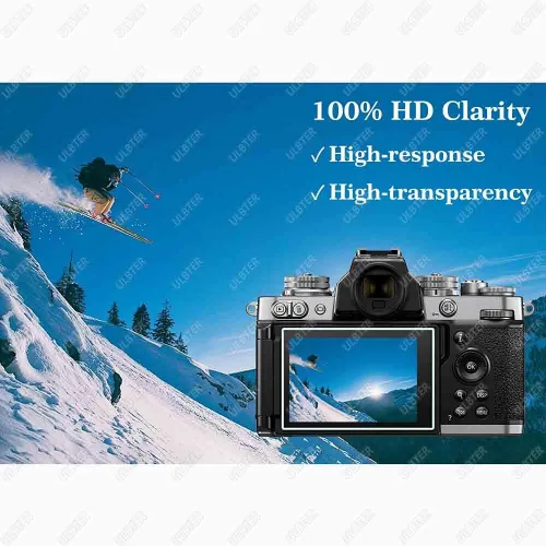 Vista 5 de ULBTER Protector de pantalla para cámara Nikon Z fc Zfc y cubierta de zapata [3+2 unidades]
