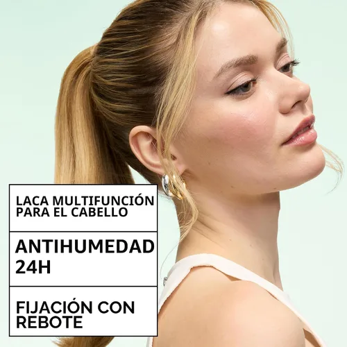 Vista 3 de Garnier Fructis Style - Laca antihumedad de control completo, 8.25 onzas, 3 unidades (el embalaje puede variar)