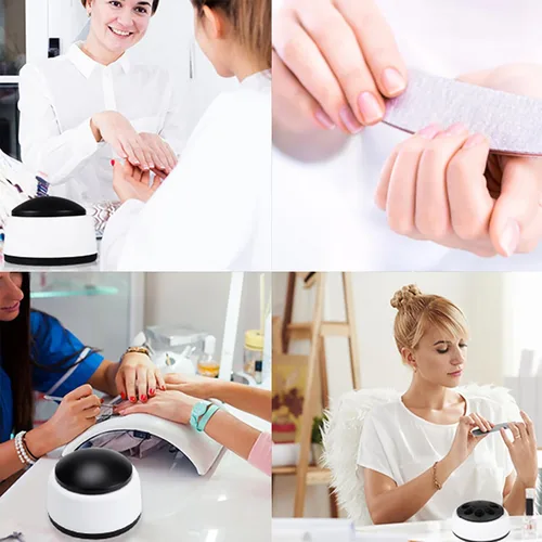 Vista 4 de Máquina quitaesmalte de uñas, 36 W, vaporizador de esmalte de uñas de gel de vapor para salón de belleza en el hogar, limpiador portátil para salón