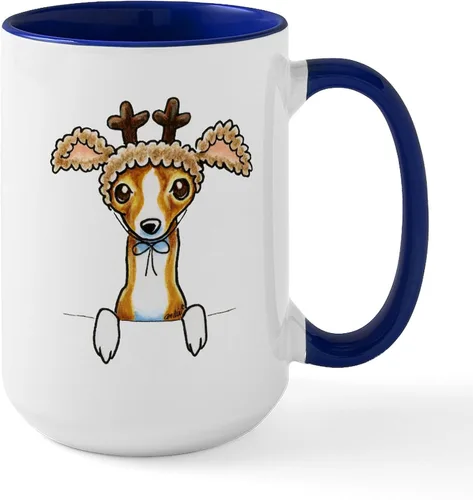 Vista 32 de CafePress Deer Season Closed Large Mug 15 oz (444 ml) Ceramic Coffee Mug