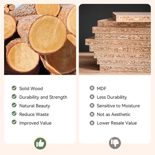 Vista 8 de Mesa consola de madera maciza, mesa de entrada de 63 pulgadas con almacenamiento, mesa de sofá de madera larga de 2 niveles detrás del sofá