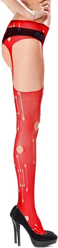 Vista 3 de Skylety 6 Pairs Women Suspender Pantyhose Stockings Tights Stretchy High Stockings for Dress up Favors