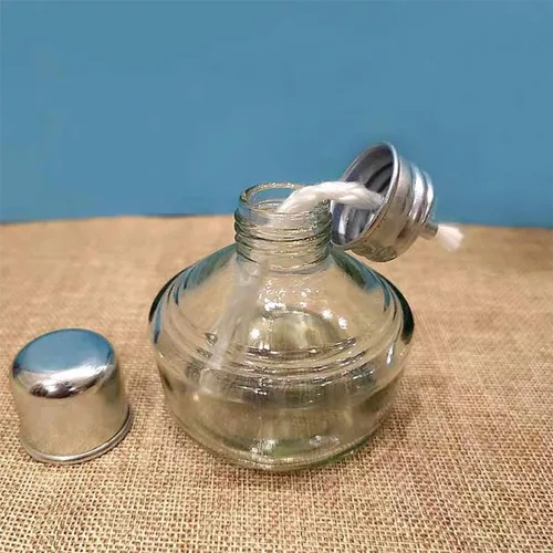 Vista 3 de Juego de mecha de cerámica de 7 piezas para lámparas de aceite, algodón y cerámica, de larga duración, inodoro, compatible con botellas de vidrio