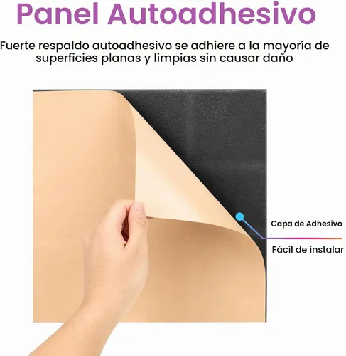 Vista 2 de Fstop Labs Paneles de espuma acústica, paquete de 12, negro, 2 x 12 x 12 pulgadas, autoadhesivo, baldosas en forma de cuña de estudio