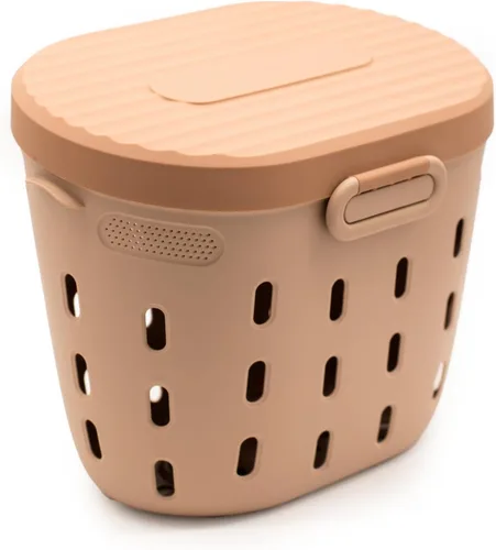 Vista 4 de Vego Garden Compostador de lombrices para enterrar en el suelo, contenedor de compostaje para granjas al aire libre, sistema de compostaje libre