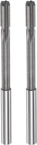 Vista 6 de HARFINGTON 2 uds. Escariadores de sujeción de 0.197 in H7 C1/K30 punta de carburo de precisión flautas rectas de precisión máquina de torno