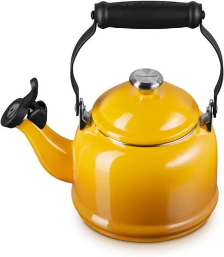 Vista 11 de Le Creuset - Tetera Demi esmaltada en acero, 1.25 cuartos de galón, Artichaut