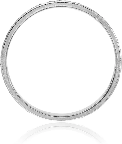 Vista 3 de IceCarats 14K Solid White Gold 3.75mm Plain Wedding Band Ring