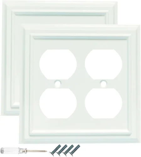 Vista 16 de Placas de pared, cubiertas de toma dúplex, placas de interruptor de luz de palanca, cubierta de interruptor de luz decorativa, placa de pared