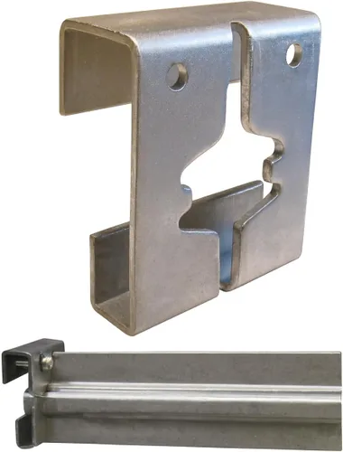 Vista 2 de Barra de archivos universal ajustable con clips, se adapta a archivadores de metal o madera, juego de rieles colgantes de alta resistencia