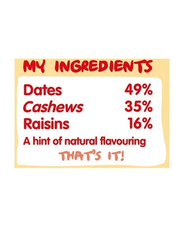 Vista 3 de Nakd Bars, Bakewell Tart - Frutas crudas y frutos secos, sin gluten, veganas, 18