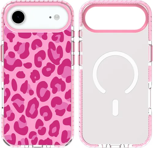 Vista 39 de SAKUULO Funda magnética para iPhone 11 Pro Max [Compatible con MagSafe] Patrón de Estampado de Leopardo Gris Claro Funda de Carga Inalámbrica