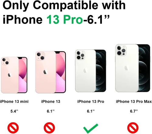 Vista 2 de Funda magnética para iPhone 13 Pro, color degradado, delgada, de silicona, suave, linda, con protector completo de cámara, cubierta a prueba