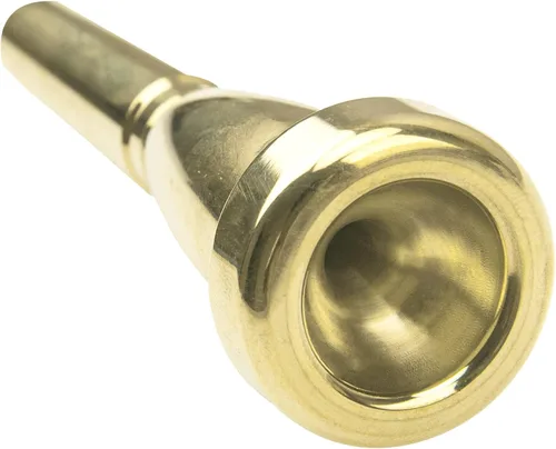 Vista 3 de Boquilla de trompeta chapada en oro de metal compatible con piezas de accesorios de trompeta (3C)