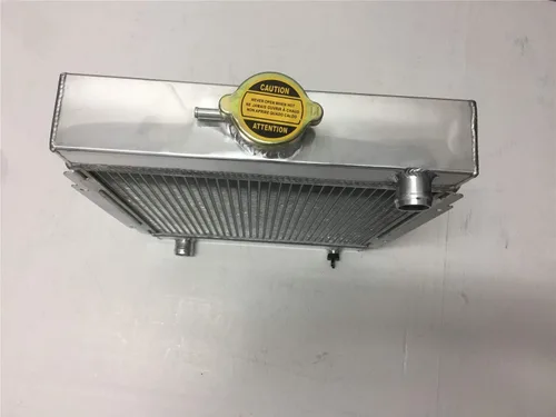 Vista 2 de Radiador de aleación de aluminio de 3 filas para DATSUN 1200 B110 A12/T 1970-1976 70 71 72 73 74 75 76 MT reemplazo compatible del mercado