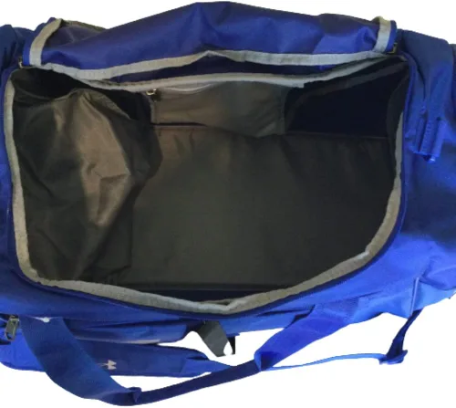 Vista 5 de Under Armour Bolsa de gimnasio para adultos Undeniable Duffle 3.0, Azul real (401)Plata