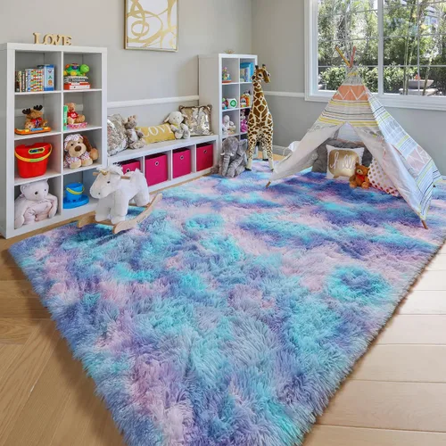 Vista 70 de ONASAR - Alfombra de pasillo negra de 2 x 6 pies, esponjosa, lavable, ultrasuave, afelpada, peluda, tapete para bebés, dormitorio de niños, armario