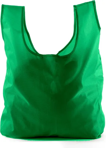 Vista 10 de Mato & Hash Bolsas de comestibles reutilizables Plegables con bolsa de cuerda integrada Bolsa de nailon Ripstop