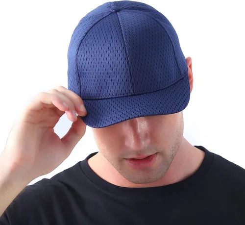 Vista 2 de Gorra de béisbol de ala corta para hombre, para verano, delgada, transpirable, con cierre de presión, para mujer, ajustable, unisex, Q0987