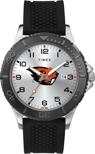 Vista 15 de Timex Tribute Men's Collegiate Gamer 42mm Watch – Georgia Bulldogs with Black Silicone Strap