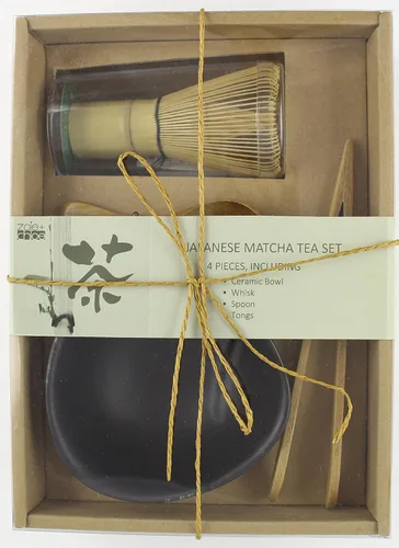 Vista 8 de Zoie + Chloe Juego de regalo de té matcha japonés tradicional