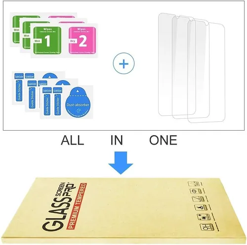 Vista 8 de Protector de pantalla para Xiaomi 11T (5 unidades) de alta transparencia [dureza 9H] [sin burbujas] Protector de pantalla de vidrio templado