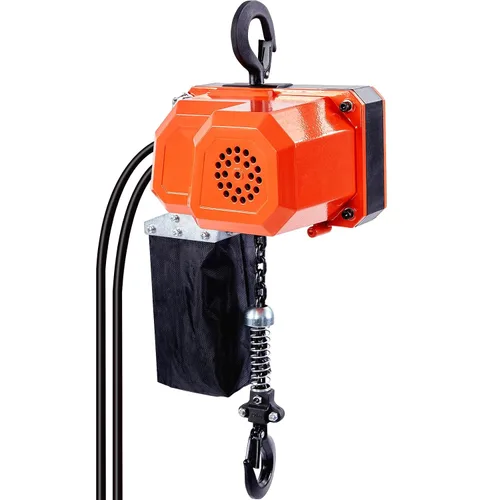 Vista 12 de VEVOR Polipasto eléctrico de cadena, capacidad de carga de 330 libras, altura de elevación de 10 pies, velocidad de 10 pies/min, 120 V, grúa