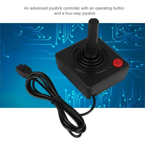 Vista 8 de Samfox Game Joystick Joystick Controller Retro Classic 3D Analog Controller Gamepad Joystick Console System Joystick Controller for Atari 2600