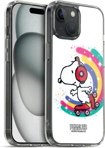 Vista 205 de Head Case Designs Funda de gel con licencia oficial de Peanuts Beach Surf Snoopy Boardwalk Airbrush [protección de grado militar] compatible